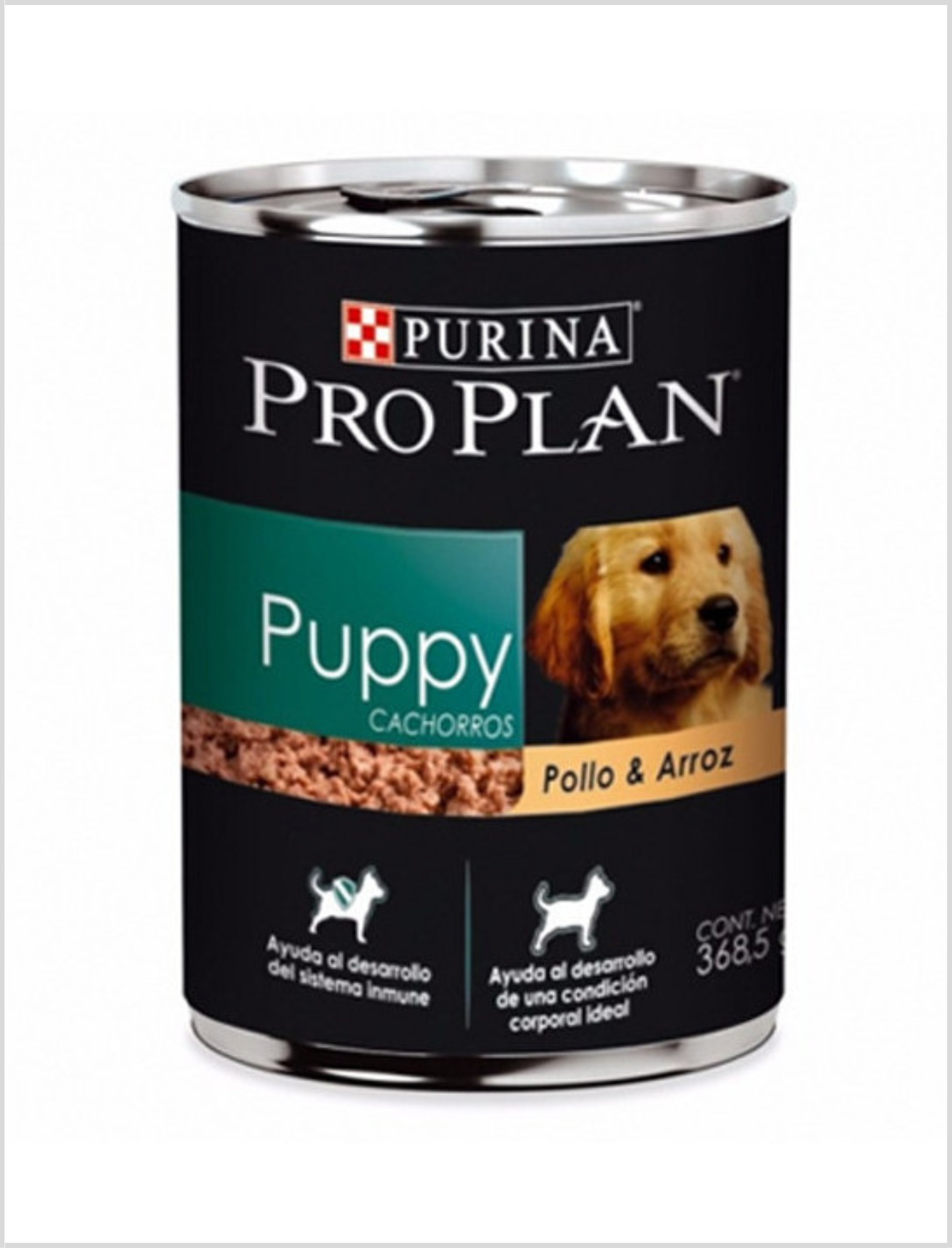 Lata pro plan puppy pollo y arroz